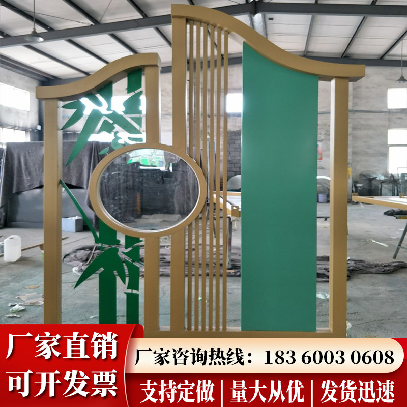 Spot publicity board signs Outdoor campus window advertising bulletin board display stand notice board wrought iron frame brand factory