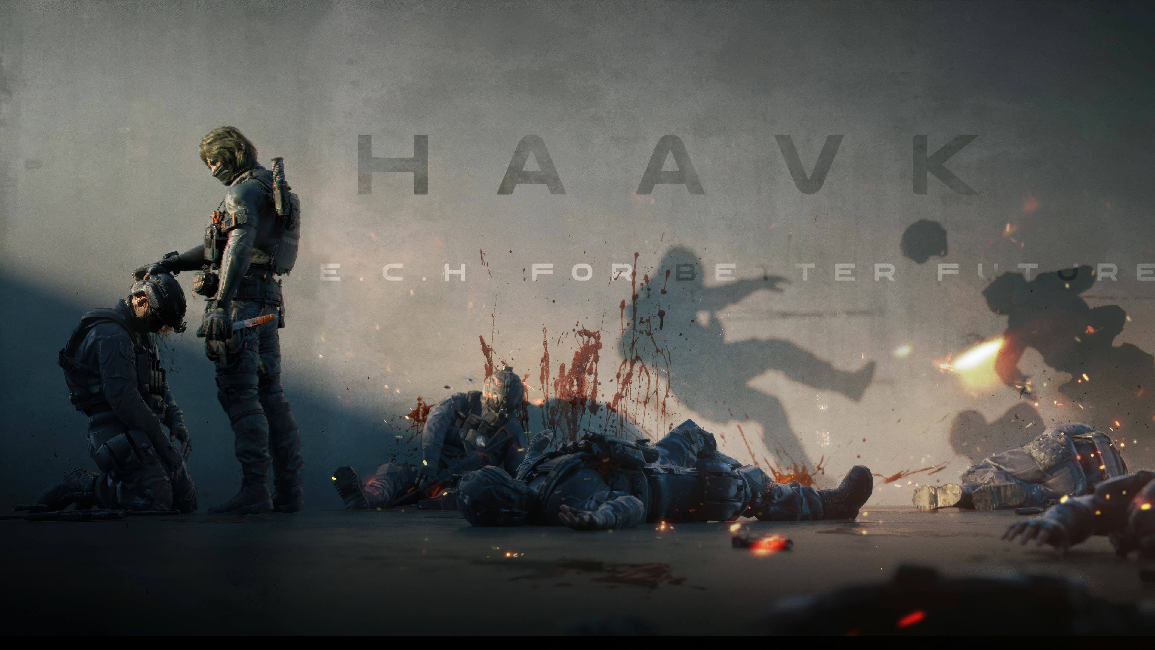 三角洲行动 HAAVK 4K 高清无水印电脑壁纸 战争战斗场景原画海报
