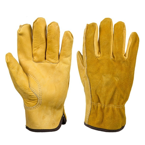 Дорожные кожаные нескользящие износостойкие перчатки, защита от ожогов