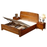 Двойная кровать с твердым деревом в китайском стиле 1,8 метра.