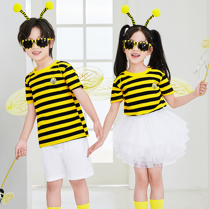 Children's Day Performance Costume Kindergarten Little Bee Dance Costume Children's Cute Tutu Skirt Performance Costume
