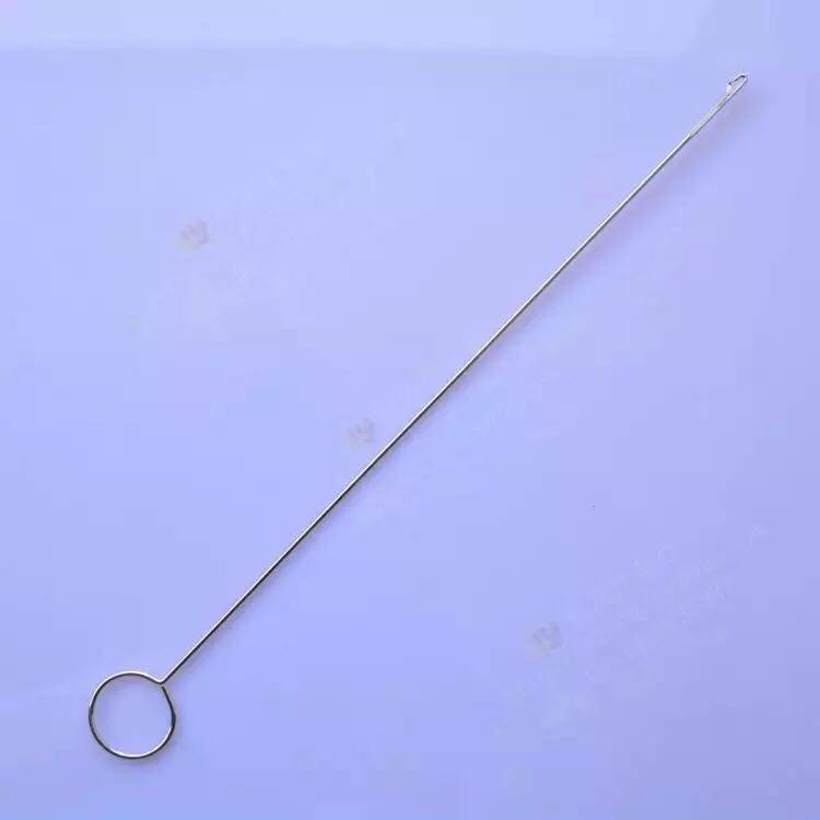 26 5cm hook needle stainless steel tractor tumble tumbler with needle tunnel pin - pin DIY piercing