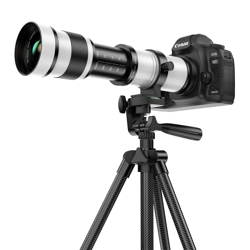 Зум-объектив Pickogen zoom 420-800 мм для SLR камеры с фокусным расстоянием F8.3 ручной фокус полноформатный микро-одиночный