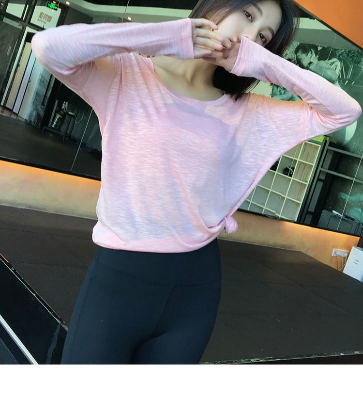 Áo thun thể thao chuyên nghiệp khô nhanh không khô ANFEI áo thun thể thao yoga mỏng mỏng chạy nhảy áo dài tay áo ba lỗ tập gym