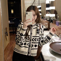 Sandro Duffy spring and autumn French sweater outside Cardigan female Korean version of Joker top knitted coat womens clothing