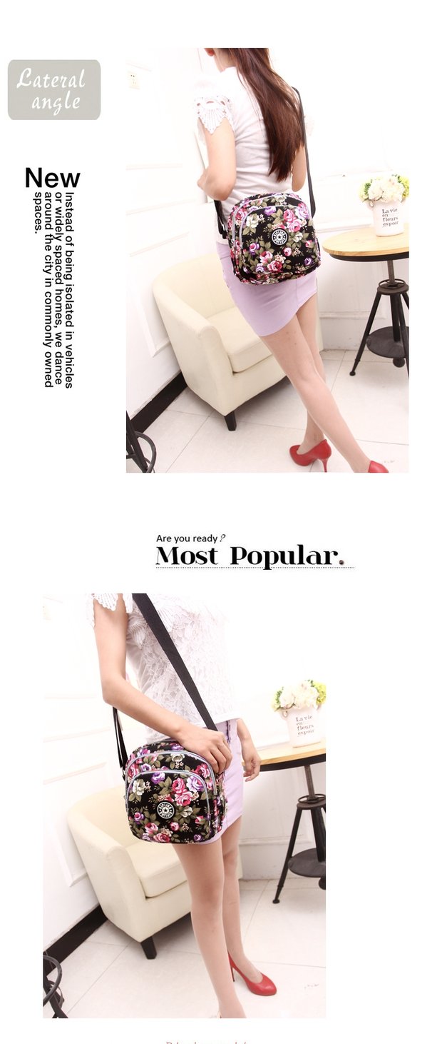 Túi đeo vai nữ bằng vải nylon Túi vải Oxford cho nữ trung niên túi đeo chéo nữ đi học