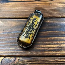 Original Grasshopper lighter case Cricket leather case creative personalized genuine leather retro lighter case handmade