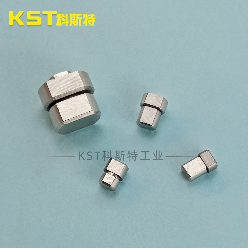 Small damping shaft hinge One word hidden rotating shaft Free stop damper factory direct sales