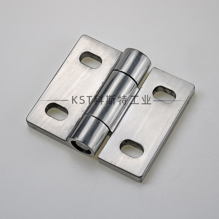 Removable 304 stainless steel precision cast flat hinge flat hole fastening Industrial heavy equipment hinge bearing high weight