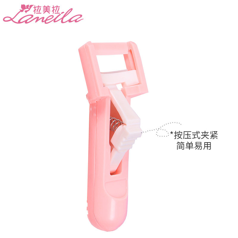 迷你型睫毛夹 塑料便携式卷翘不夹眼皮 含胶垫化妆工具