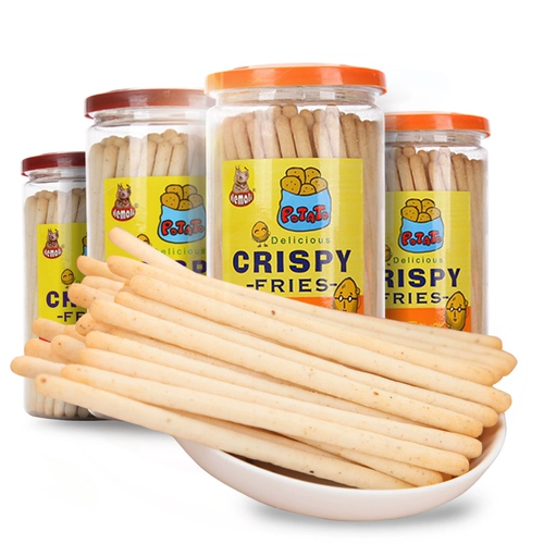 Тайвань Hallete Crispy Potato Strip Tudou Buffing Biscuits повседневная сеть красная закуски закуски 150 г*4