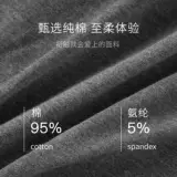 Нижнее белье, хлопковые штаны, трусы, антибактериальные цветные черные шорты, средняя посадка