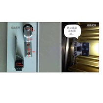 Roll curtain door bottom beam positioning wheels Eurostyle door profile door oriented track wheel positioning wheels guide wheeler garage door accessories