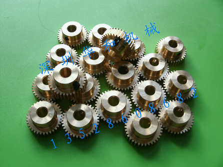 0 5 - mode 35 - tooth brass staircase stage cylindrical motor accessories inner hole 5 - module precision rolling tooth machining