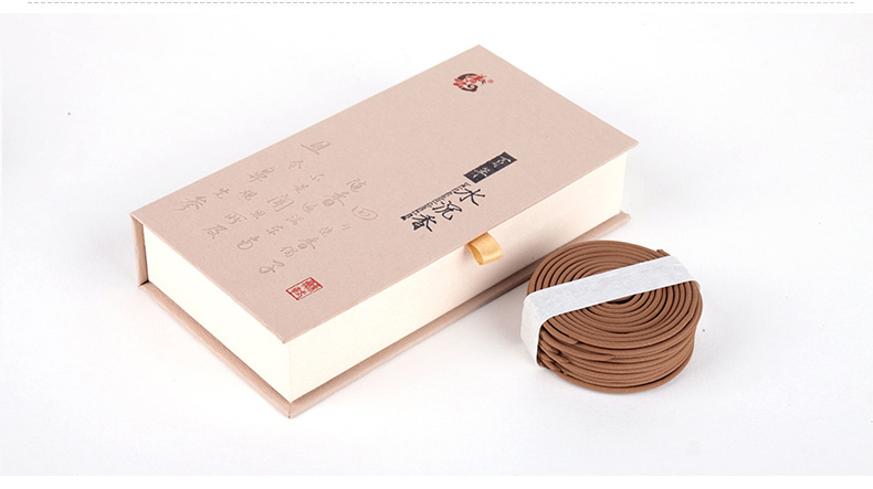 nhang khoanh trầm hương Nhang trầm hương Puyun trăm năm hương trầm 2H / bốn giờ Quà tặng yoga Phật hương cho hương - Sản phẩm hương liệu nhang nụ
