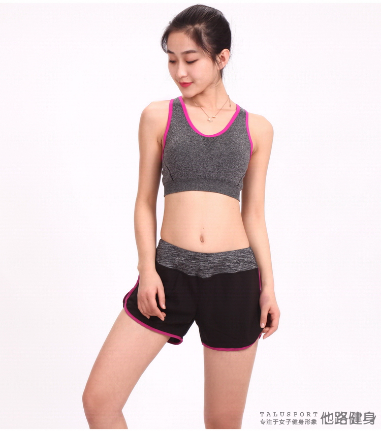 Hỗ trợ mạnh mẽ chống sốc hấp thụ áo ngực thể thao nữ thấm mồ hôi và nhanh khô chạy vest tập thể dục đào tạo đồ lót áo ngực chống sốc áo tập aerobic