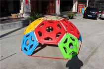Direct sales kindergarten outdoor climbing space hemisphere climbing Childrens rock climbing thickened space warehouse climbing frame climbing slope