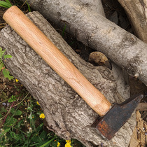 Forgeage en acier au carbone trempe marteau de forgeron marteau à bec de canard pince à tête plate marteau de travail des métaux marteau à tôle outil de marteau à main avec manche en bois