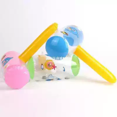 Kids cartoon bell inflatable hammer toy baby children blow u