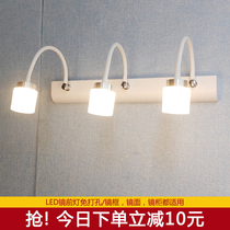 led mirror front lamp toilet bathroom mirror cabinet toilet wash table mirror surface waterproof anti-fog hose non-punching