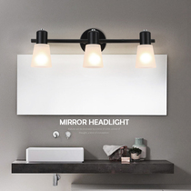 American mirror front lamp toilet bathroom mirror cabinet lamp toilet washing lamp E14 screw led bulb adjustable angle