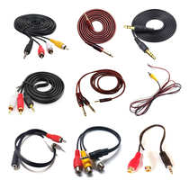 TV power amplifier Audio conversion line 1 minute 2 points 3 Lotus male head turn 3 5 Mother headphone Top box projector AV Line