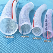 PVC reinforced plastic hose Household tap water snakeskin pipe reticulated pipe four seasons hose Rubber watering pipe antifreeze