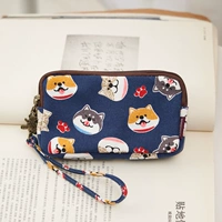 Розовая красная, скрытая голубая собака с большой молнией