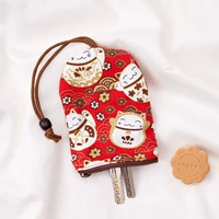 Одинарная молния Red Lucky Cat