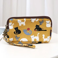 Желтая двойная молния кошка большая