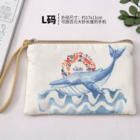 Бежевый синий кит