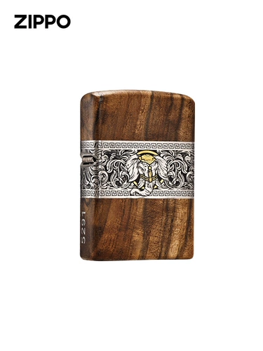 Мужская оригинальная ветрозащитная зажигалка из сандалового дерева на керосине, подарок на день рождения