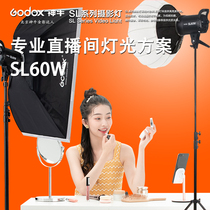 Shenniu SL60W sun light LED photography camera light video lighting studio live studio shooting single lamp head