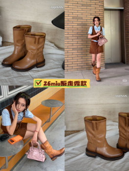 2026 new retro thick-soled martin boots women's chimney short boots western style comfortable versatile fashion trend boots waterproof