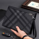 Handbags for men, fashionable brands, men's handbags, large-capacity casual business clutch bags, plaid luxury clutch bags for men