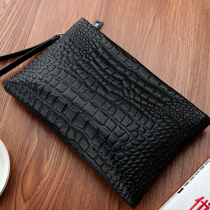 2020 New Fashion Men's Handbag Large Capacity Clip Handbag Hand Grab Bag Business Casual Hand Grab Bag Trend Letter Enveloping