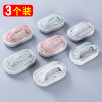 Kitchen stove decontamination wash pot cleaning brush pool dishwashing bath bowl wash bath tub bath tile brush sponge rub with handle