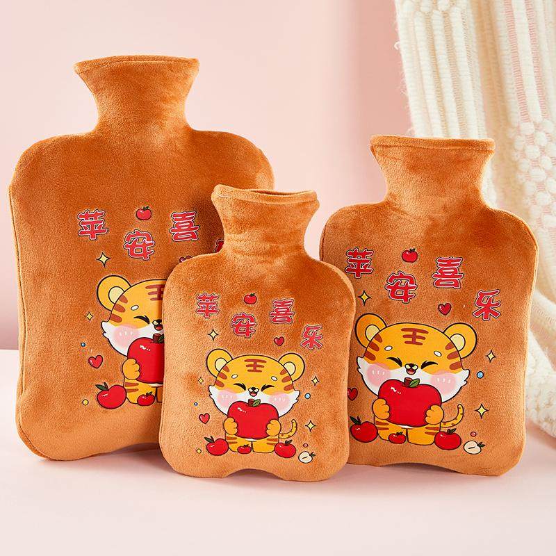 Cute Water-Filled Hot Water Bottle, Available in Various Sizes, Hand Warmer, Cartoon-Style Warmer for Warming the Stomach and Feet, Special Hot Water Bag