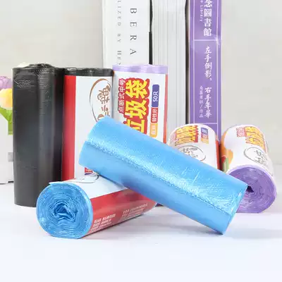 Meijie thickened disposable garbage bag point-off color plastic household cleaning bag 45*55 medium 50pcs