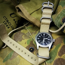 World War II US Army NATO made old canvas military Watch Vintage casual Antique Water ghost Canvas Smart Watch band