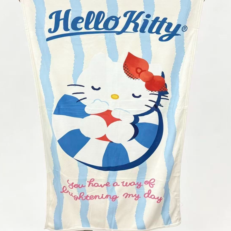 Hello Kitty Bath Towel Is Soft and Absorbent