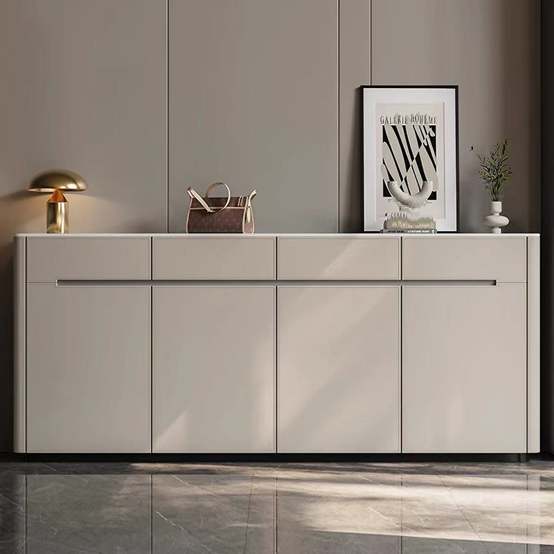 Italian Minimalist Saddle Leather Storage Shoe Cabinet with Door for Home Entrance, Wall-Mounted, Modern Simple High-End Entryway Cabinet Italian Minimalist Saddle Leather Storage Shoe Cabinet with Door for Home Entrance, Wall-Mounted, Modern Simple High-End Entryway Cabinet