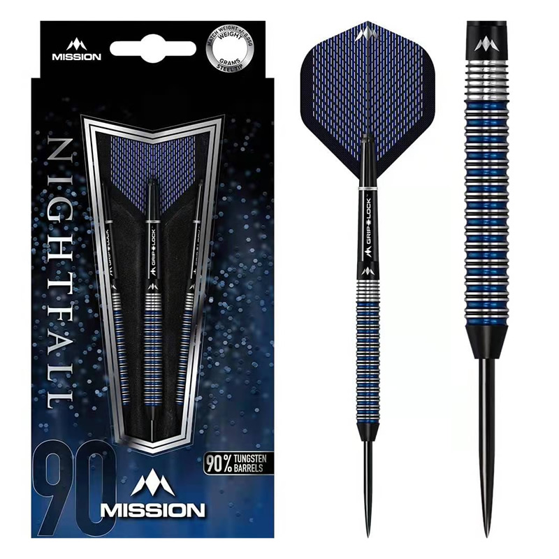 Mission Nightfall M2-M4 Hard Dart Needle Professional Competition Training Straight Barrel Wine Barrel 22 gr