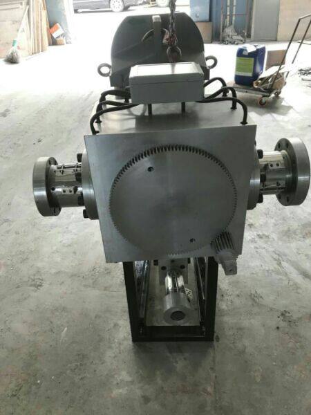 Plastic machine die head rotary veneer without screen filter (with manual drain waste) Size 350-500