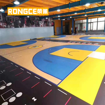 Childrens body fitness sports hall geoglue custom pattern Young childrens basketball flooring mall fitness pvc plastic flooring