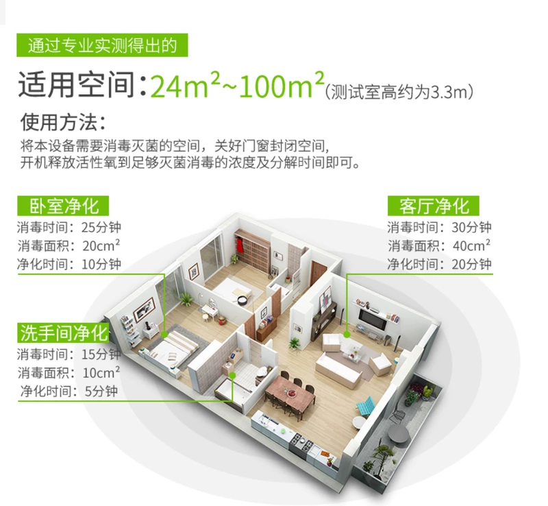 TIMYOO máy lọc không khí men ngọt nhà máy khử trùng không khí ozone nhà máy phát điện ozone ngoài formaldehyd