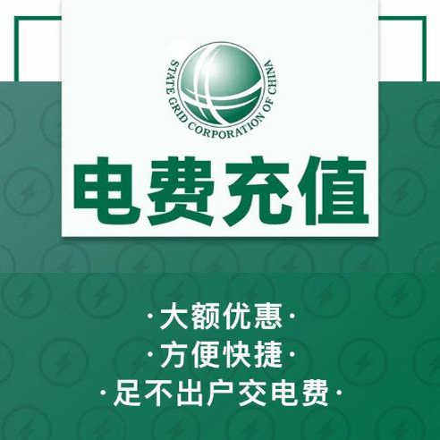 老顾客/代交缴费/家用生活/个性设计/国网/充电/充电桩