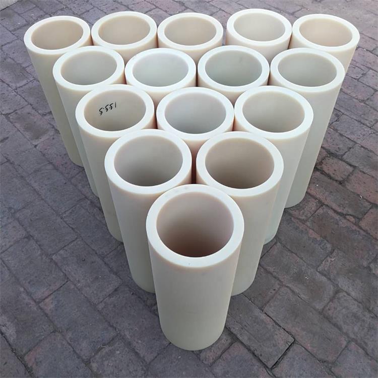 Touch-cutting machine roller protection bushing nylon tube sleeve plastic roller protection sleeve hollow shaft sleeve plastic sleeve