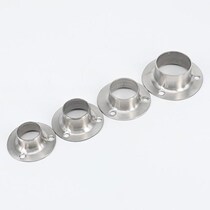 High foot bookcase seat shower curtain rod holder clothes drying rod base round buckle hanger holder indoor flange plate dormitory multifunctional round