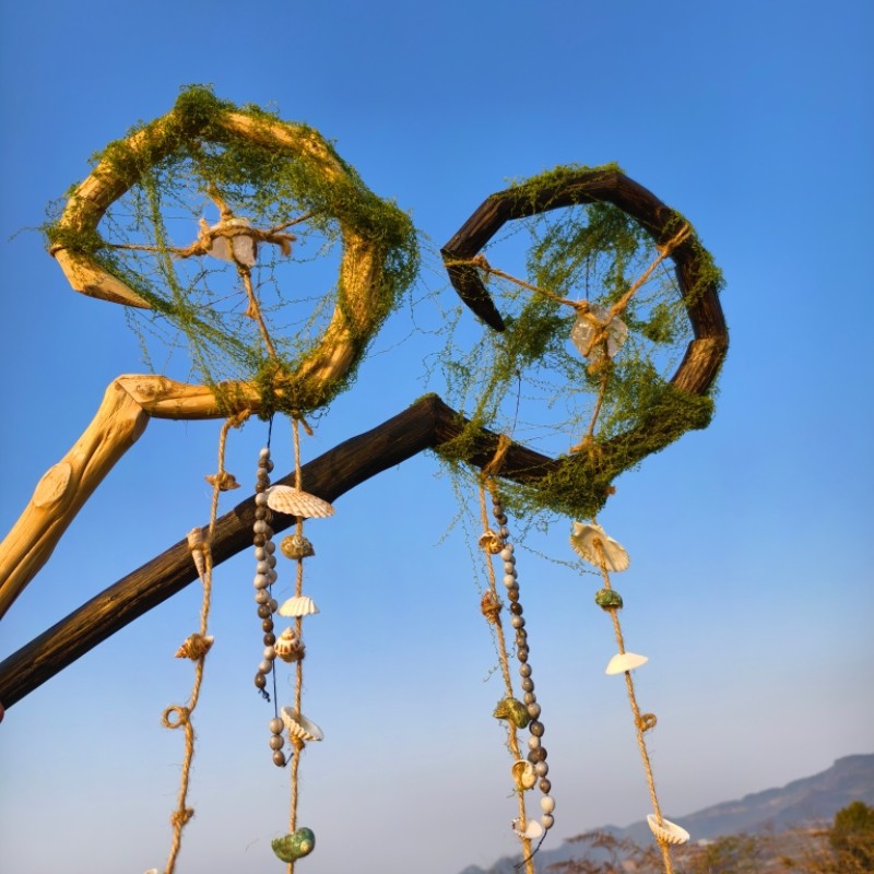 Handmade crystal magic wand, forest fairy girl cosplay staff, European and American witch handheld photo prop